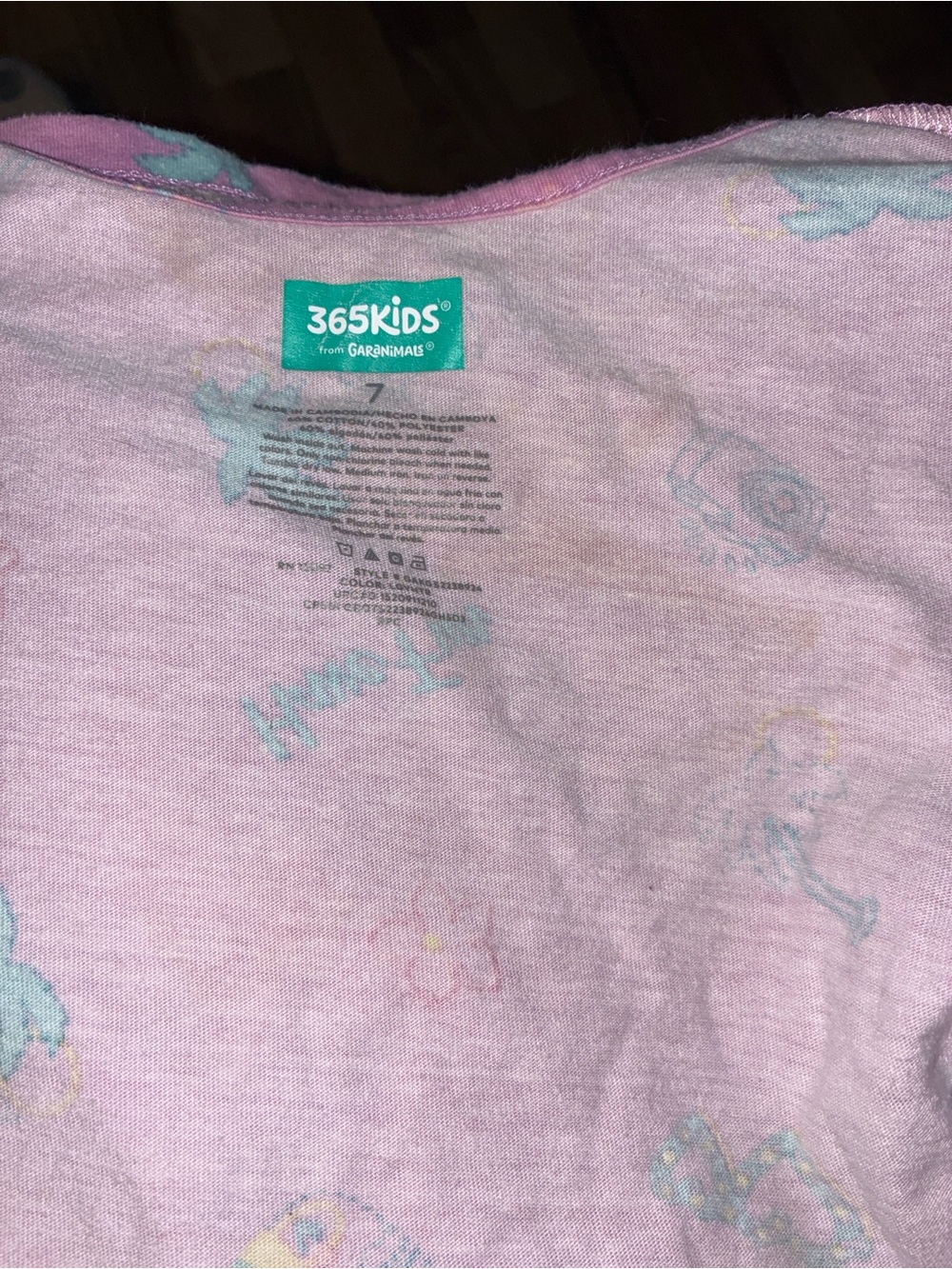 365Kids Pink Printed Long Sleeve Top for Girls